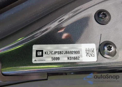 2018 Chevrolet Trax Lt from USA, damaged, VIN KL7CJPSB2JB692900